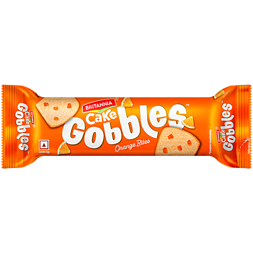 Britannia Orange Bites Gobbles Cake 45g